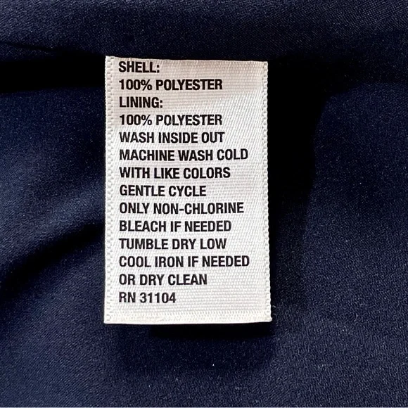 Crown& Ivy Elephant Print Sleeveless Shift Dress Navy Size 6 - Picture 10 of 10